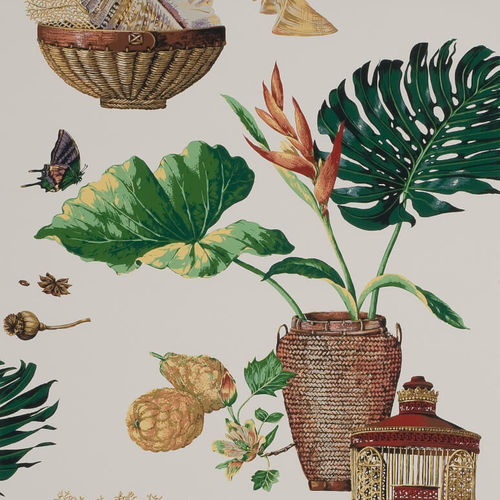 Современный обои - JAMAICA  - PIERRE FREY tissus - в цветочек