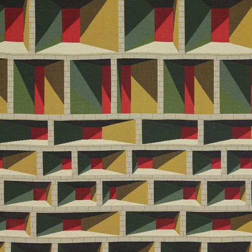 Обивочная ткань - BRUTALIST - PIERRE FREY tissus - геометрическая / из полипропилена / моющаяся