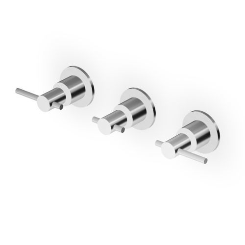 Двухрычажный смеситель для душа - ZHL695 series - ZUCCHETTI - настенный / встраиваемый / из нержавеющей стали