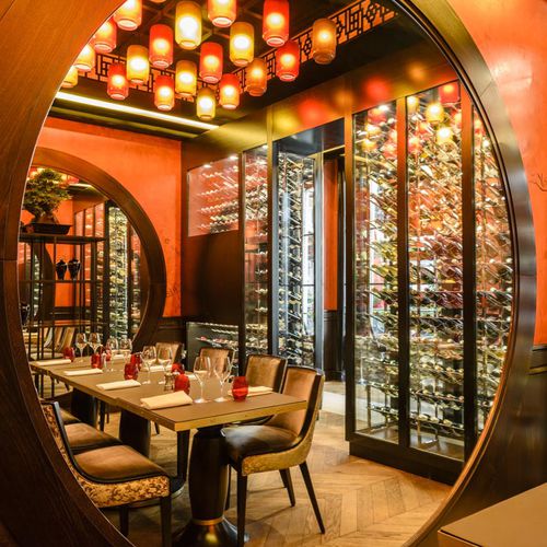 Винный шкаф для бара - BOUDDHA BAR, PARIS - PROVINTECH - отдельностоящий / из дерева / стеклянный