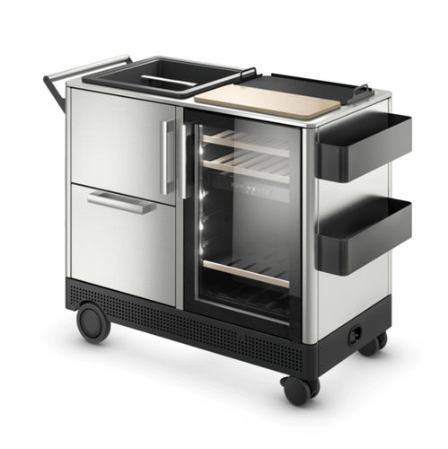 Тележка для напитков - MoBar 550 S - Dometic Professional - для гостиницы / с охлаждением / из стали