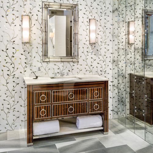 Плитка из натурального камня - JAIPUR VINE CALACATTA GOLD - ARTISTIC TILE - полированная / для интерьера / настенная