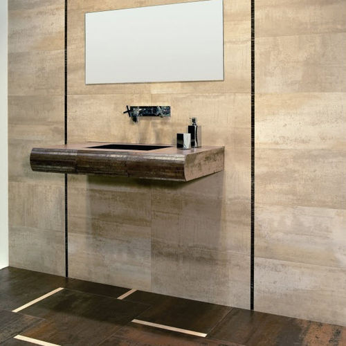 Плитка из керамогранита - NANO CORTEN - ARTISTIC TILE - полированная / для интерьера / настенная