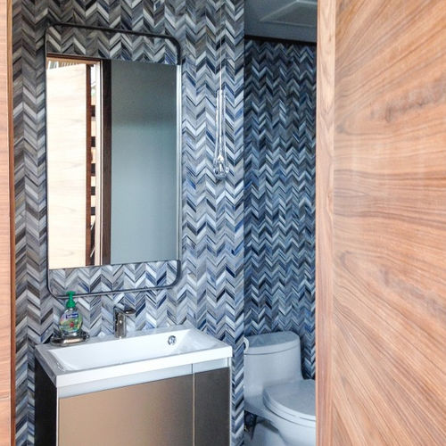 Мозаика из стекла - SWINGIN' CHEVRON - ARTISTIC TILE - глянцевая / для интерьера / настенная