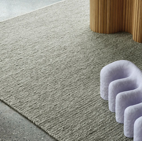 Классический ковер - ARAM 2  - KVADRAT - однотонный / из новозеландской шерсти / прямоугольный