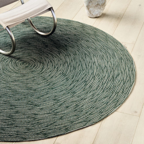 Современный ковер - BRAID  - KVADRAT - с рисунком / из полиэстера / прямоугольный