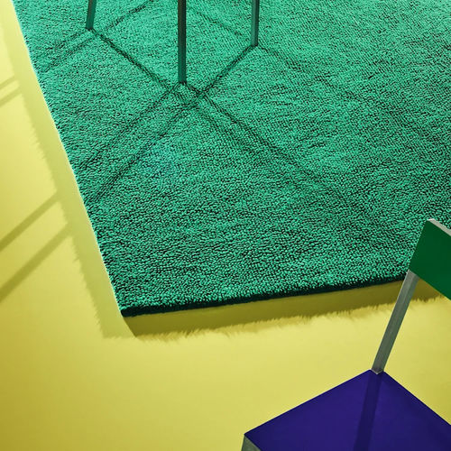 Современный ковер - JULY  - KVADRAT - однотонный / из новозеландской шерсти / прямоугольный