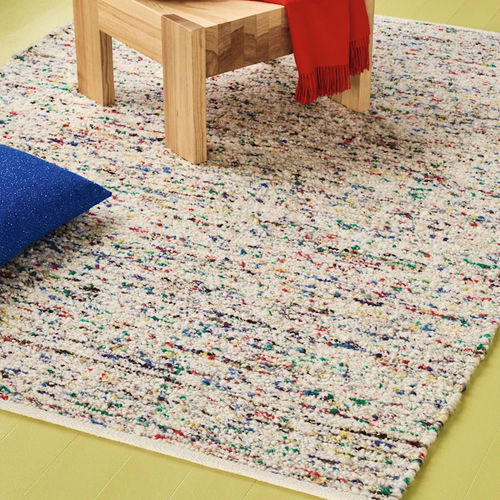 Современный ковер - TECHNICOLOUR FLOCK  - KVADRAT - многоцветный / из хлопка / из новозеландской шерсти