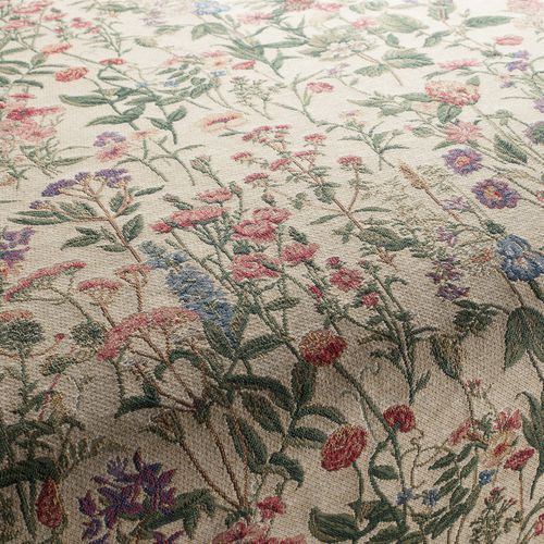 Обивочная ткань - BRIENNO - JAB ANSTOETZ FABRICS - в цветочек / из полиэстера / из хлопка