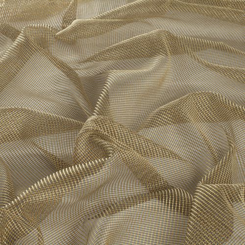 Однотонная гардинная занавеска - MOSS - JAB ANSTOETZ FABRICS - из полиэстера / моющаяся / прозрачная