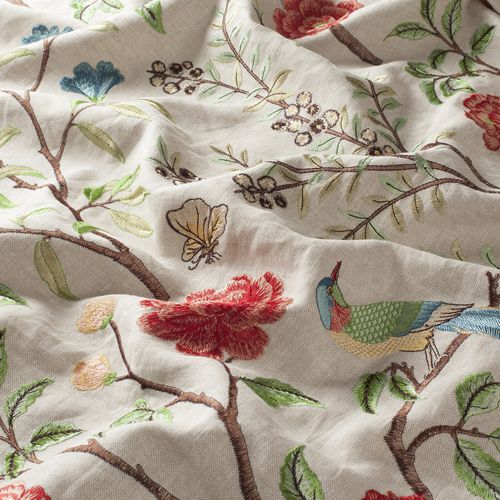 Ткань для штор - SOMERSET - JAB ANSTOETZ FABRICS - природный мотив / из полиэстера / из льна