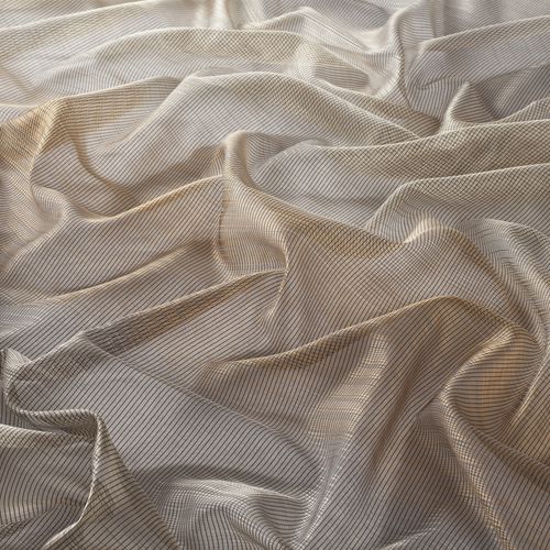 Гардинная занавеска с рисунком - CASSIE - JAB ANSTOETZ FABRICS - из полиэстера / моющаяся / прозрачная