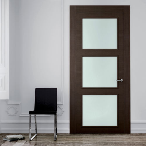 Дверь для интерьера - CUADRAT - CARRE furniture - из дерева / из стекла / створчатая