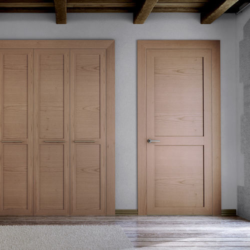 Дверь для интерьера - LESS - CARRE furniture - из дерева / створчатая / заподлицо