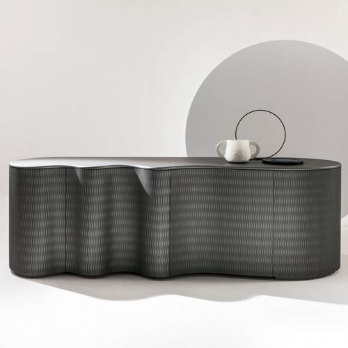 Современный буфет - Infinity - LAURAMERONI - из окрашенной древесины / с выдвижными ящиками / с распашными дверями