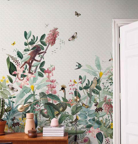 Современный обои - SO AVANTGARDENING!  - Fischbacher 1819 - виниловый / в цветочек / природный мотив