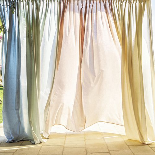 Однотонная гардинная занавеска - FINO - Fischbacher 1819 - из шерсти / из tencel® / моющаяся