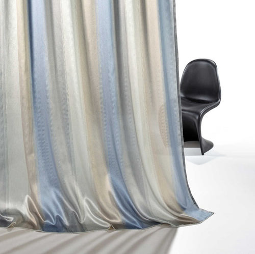 Гардинная занавеска в полоску - FULL STRIPE - Fischbacher 1819 - из вискозы / из полиэстера / моющаяся