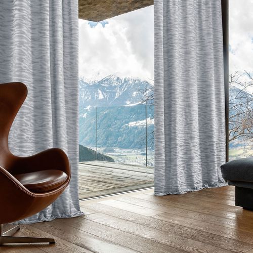 Ткань для штор - ASCONA  - Fischbacher 1819 - с рисунком / из полиэстера / из Trevira CS®