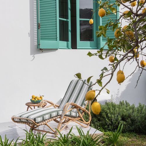 Обивочная ткань - CAPRI VILLA JOVIS   - Fischbacher 1819 - для штор / для защиты от солнца / в полоску