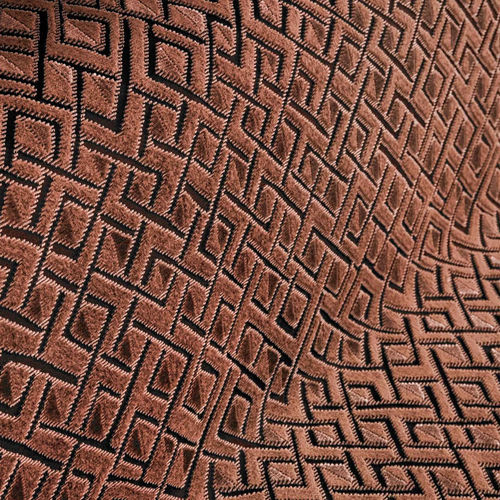 Обивочная ткань - DJEMBE  - Fischbacher 1819 - c геометрическим рисунком / из хлопка / из вискозы