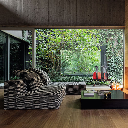 Обивочная ткань - WINTER FLAME - MISSONI HOME - c геометрическим рисунком / из шерсти / из бархата