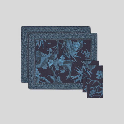 Столовый набор из хлопка - 232K4995781510200 - etro - из льна