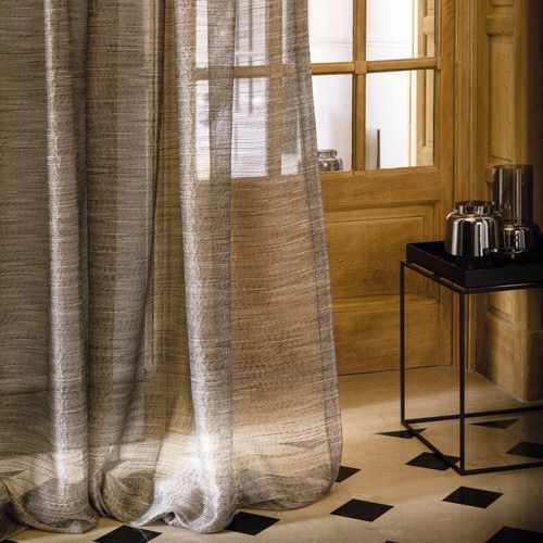 Однотонная гардинная занавеска - ATELIER FLOU  - CASAMANCE - из шерсти / из вискозы / из полиэстера