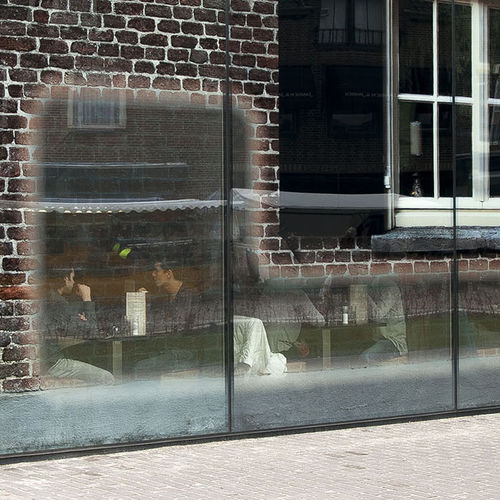 Стеклянная панель для безопасности - ARTLITE DIGITAL - AGC Glass Europe - слоистая / прозрачная / непрозрачная