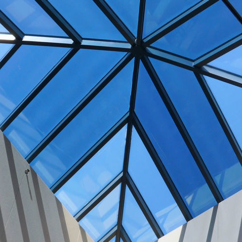 Стеклянная панель для безопасности - PLANIBEL EASY - AGC Glass Europe - прозрачная / цветная / для крыш
