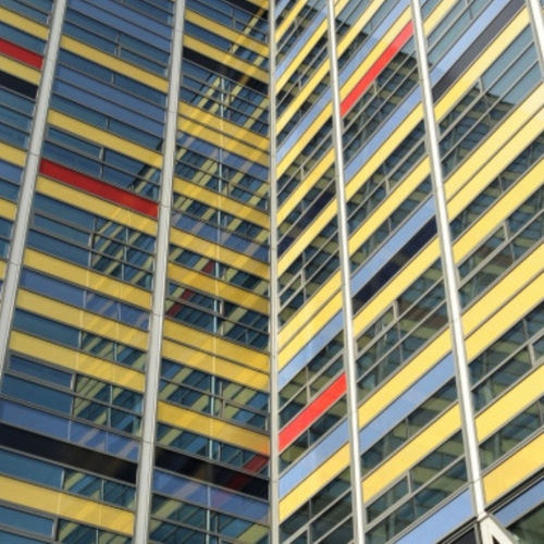 Стеклянная панель для безопасности - COLORBEL - AGC Glass Europe - структурная / закаленная / прозрачная
