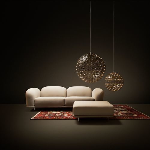 Современный диван - Cloud  - moooi - из ткани / с подлокотниками / со съемной подушкой