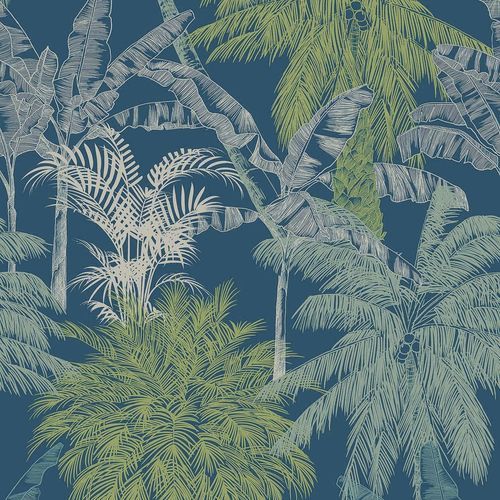 Современный обои - PALMS TURQUESA - Coordonné - виниловый / природный мотив / имитация обоев