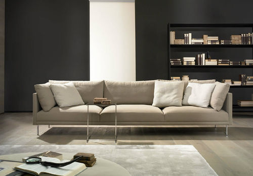 Современный диван - SLIM - CasaDesùs - из ткани / бежевый / контрактный
