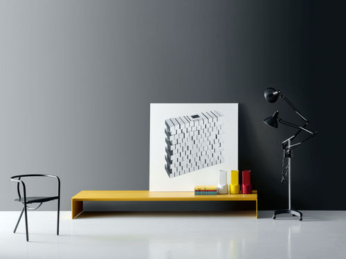 Современная скамейка - MODERN LIGHT  - Porro - из МДФ / из металла / Piero Lissoni