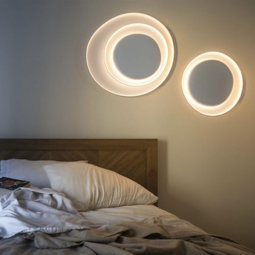 Современный настенный светильник - BAHIA MINI - FOSCARINI - для интерьера / из поликарбоната / круглый