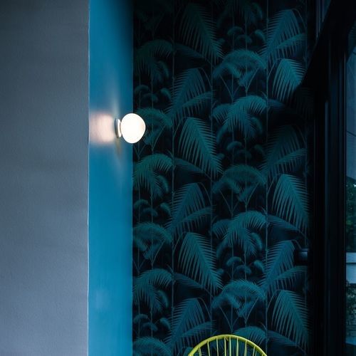 Современный настенный светильник - RITUALS XL SEMI - FOSCARINI - для интерьера / из лакированного металла / из дутого стекла