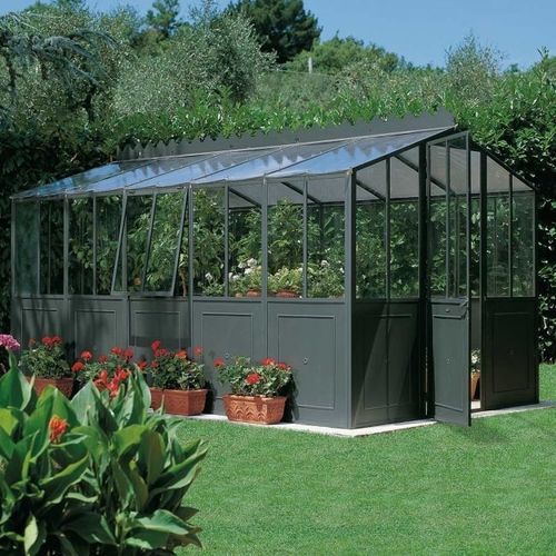 Теплица для садоводства - ORANGERIE - Unopiù - с одним сводом / из поликарбоната / из железа