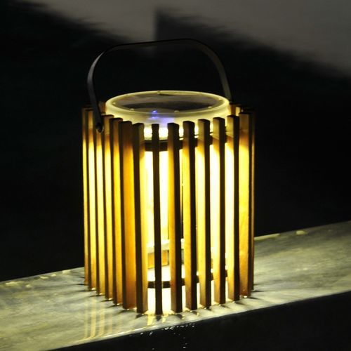 Современная фонарь - Solare  - Unopiù - из алюминия / из тикового дерева / LED
