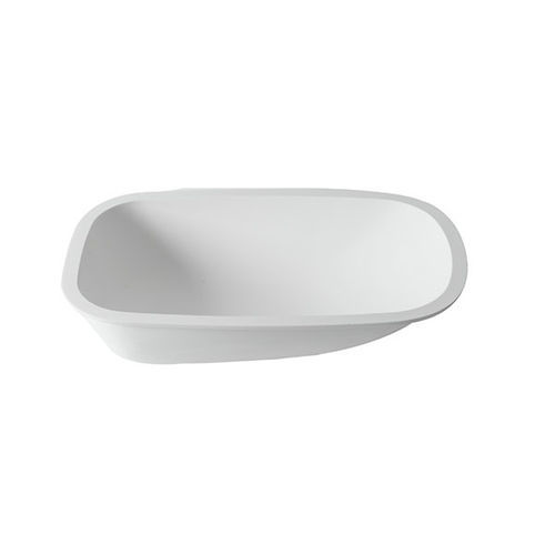 Ванна для младенцев - BASIC  - KRION – PORCELANOSA Grupo - овальная / для жилых зданий / из Solid Surface