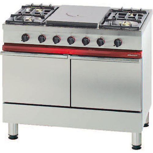 Газовый варочный центр - CG 1052 CF - AMBASSADE DE BOURGOGNE - для профессионального использования / из нержавеющей стали / из чугуна