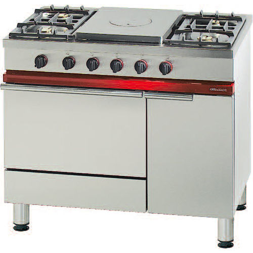 Газовый варочный центр - CG 1051 GACF - AMBASSADE DE BOURGOGNE - для профессионального использования / из нержавеющей стали / из чугуна