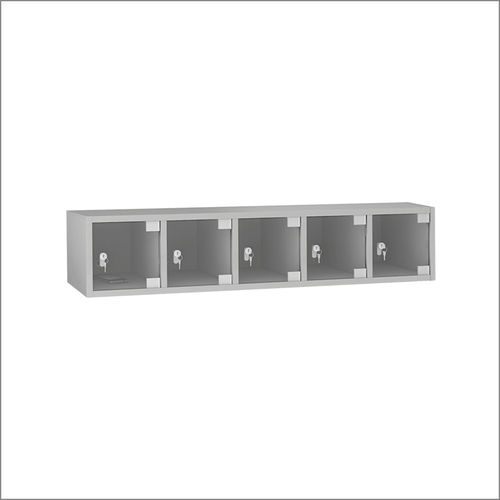 Стеллаж с ячейками из меламина - ATHENA / 5 portes en polycarbonate, fixation mural  - GEKIPS - RFID / с кодом / с картой