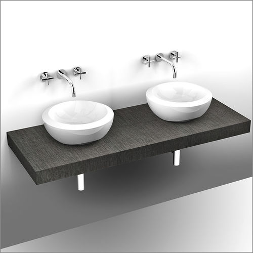 Двойная столешница для раковины - ACC SINK - GEKIPS - из дерева / для профессионального использования