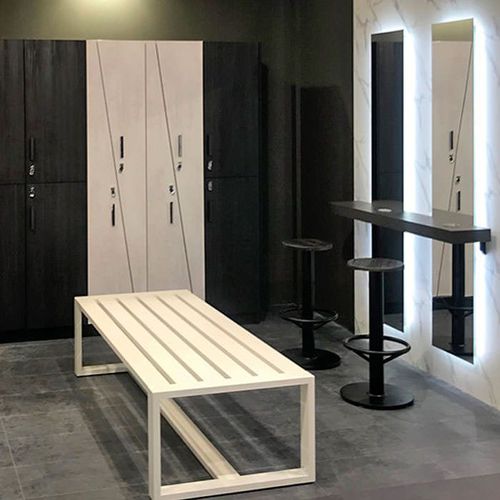 Современная скамейка - TECNO - GEKIPS - из анодированного алюминия / без спинки / без подлокотников
