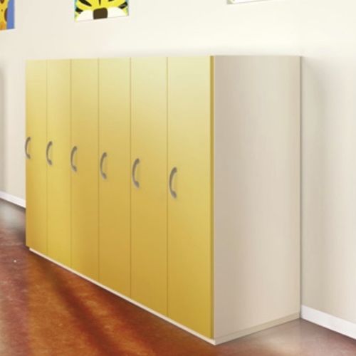 Стеллаж с ячейками из меламина - MASTER KID : 1 porte  - GEKIPS - RFID / с кодом / с картой