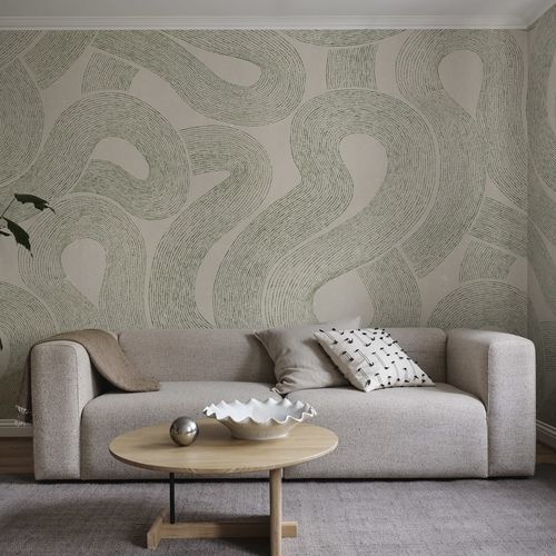 Современный обои - Zen Mural - SAND BERG - природный мотив / панорамный / синий