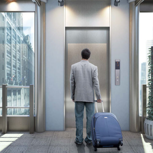 Электрический лифт - NEXIEZ-MR - MITSUBISHI Electric Elevator   Escalator - частный / для профессионального использования / для высотных зданий