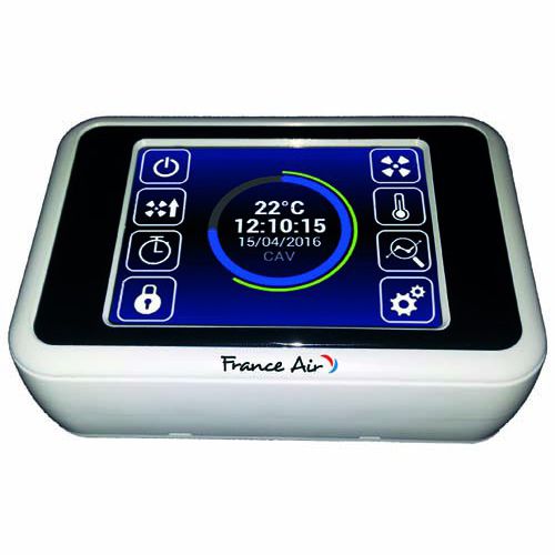 Клавиатура устройства управления для вентиляционной системы - Oxéo Touch² - FRANCE AIR - для протокола KNX