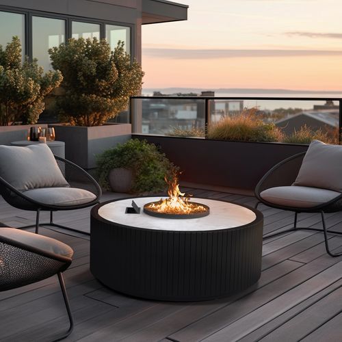 Газовая садовая жаровня - STELLA TABLE - Planika - из гальванизированной стали / из стали, покрытой порошком / из стекла